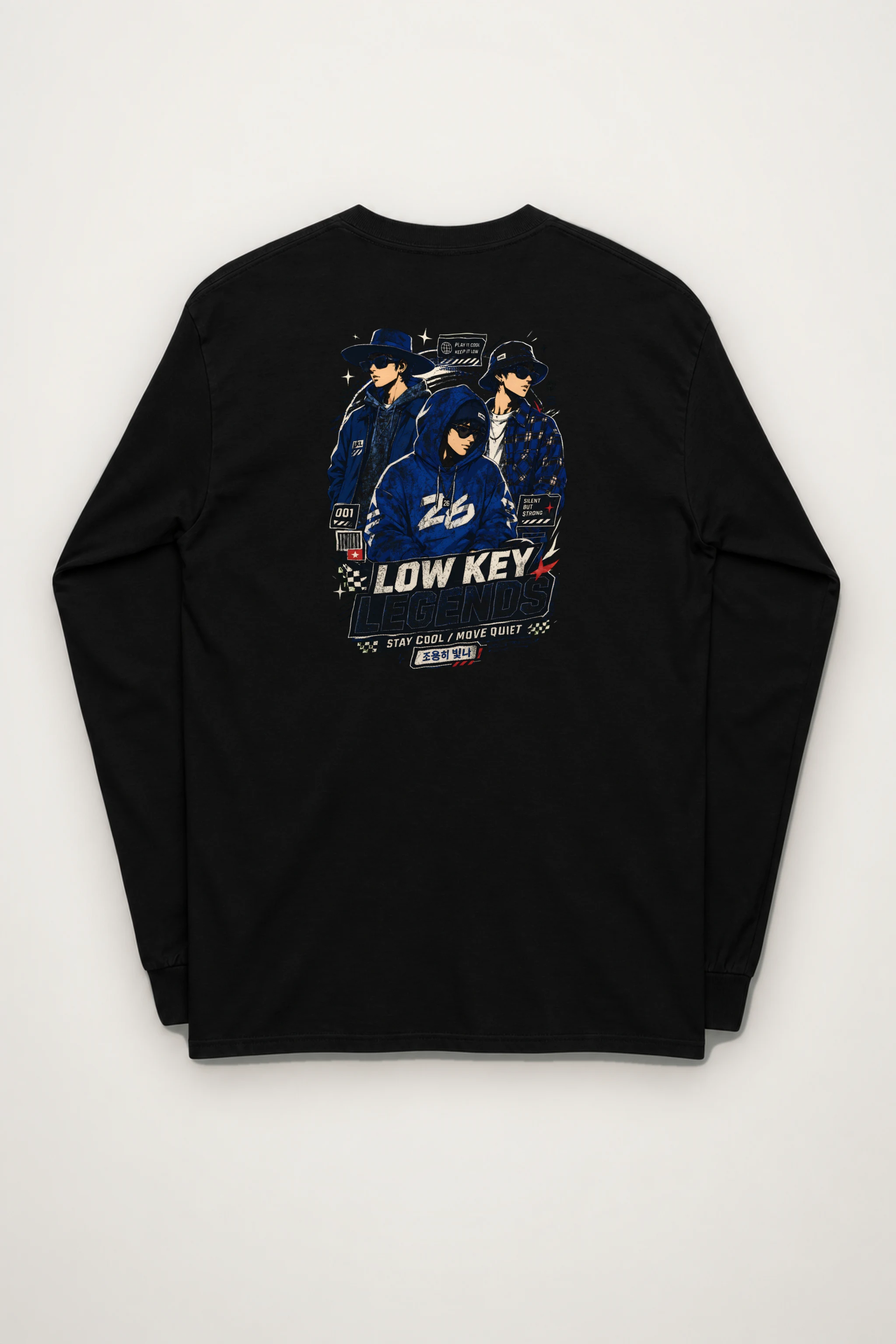 "Stay Cool Move Quiet" Unisex Longsleeve T-shirt
