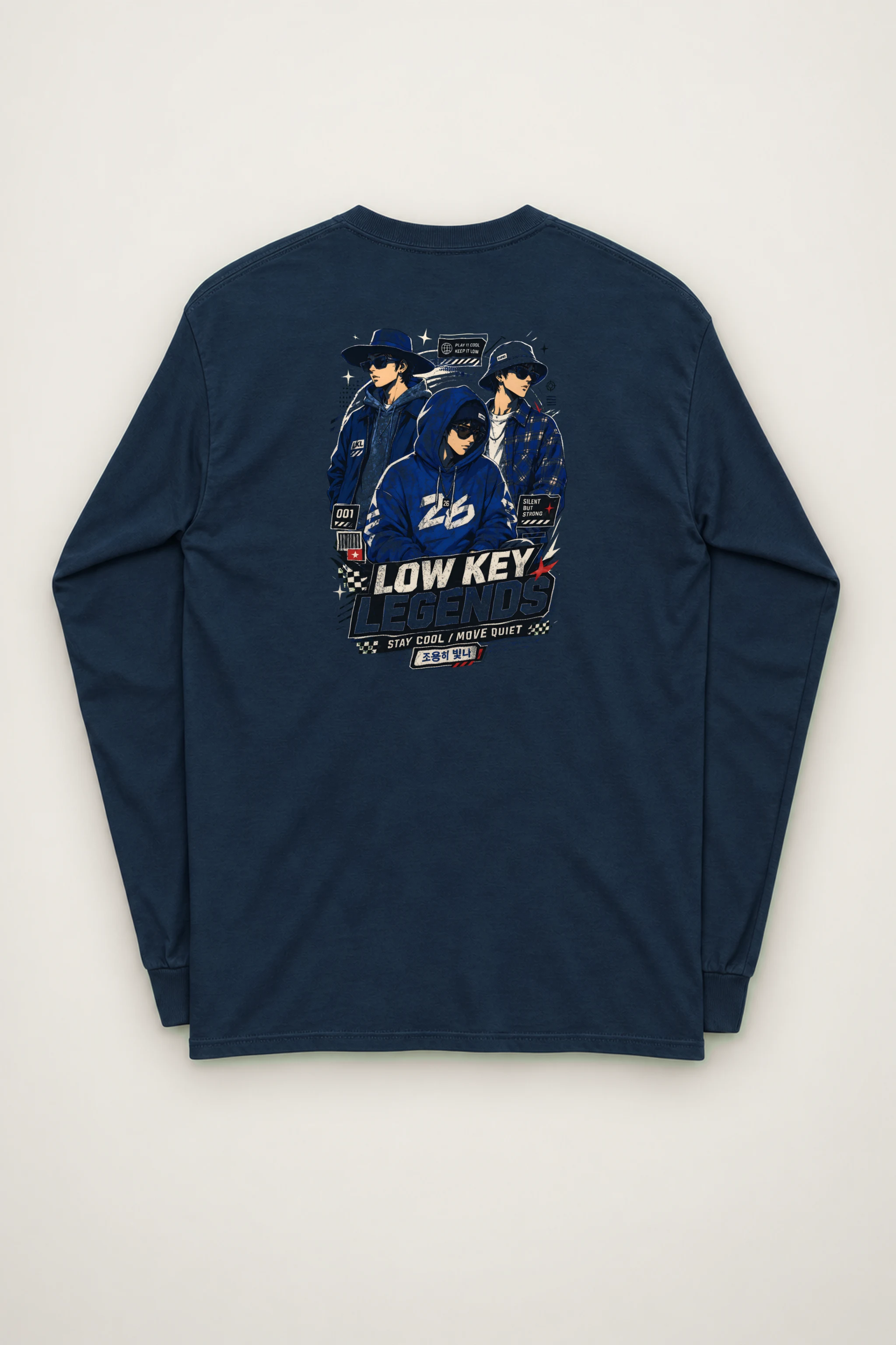 "Stay Cool Move Quiet" Unisex Longsleeve T-shirt