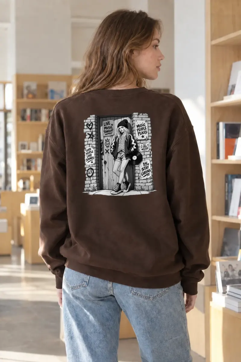 "Stay Curious" Heavy Blend Unisex Crewneck Sweatshirt | Gildan 18000