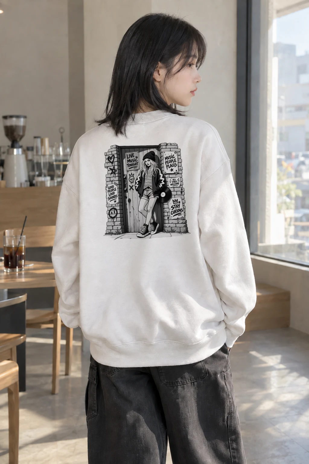 "Stay Curious" Heavy Blend Unisex Crewneck Sweatshirt | Gildan 18000