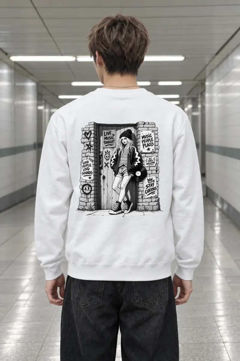 "Stay Curious" Heavy Blend Unisex Crewneck Sweatshirt