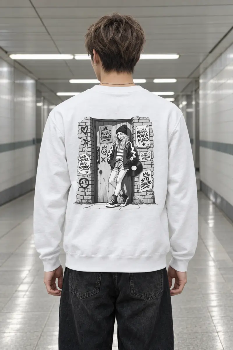 "Stay Curious" Heavy Blend Unisex Crewneck Sweatshirt