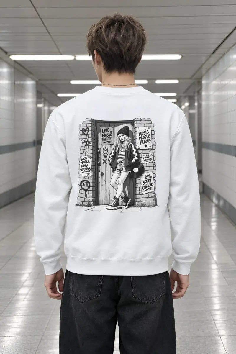 "Stay Curious" Heavy Blend Unisex Crewneck Sweatshirt