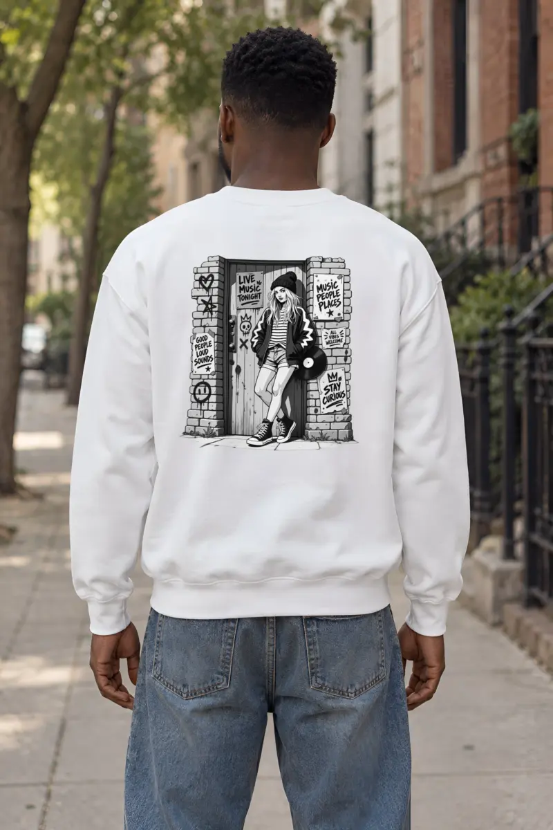 "Stay Curious" Heavy Blend Unisex Crewneck Sweatshirt