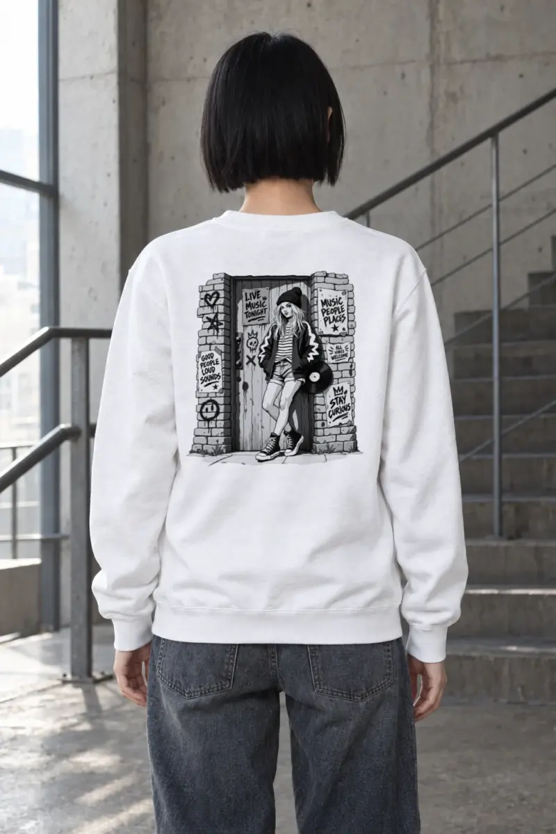 "Stay Curious" Heavy Blend Unisex Crewneck Sweatshirt | Gildan 18000