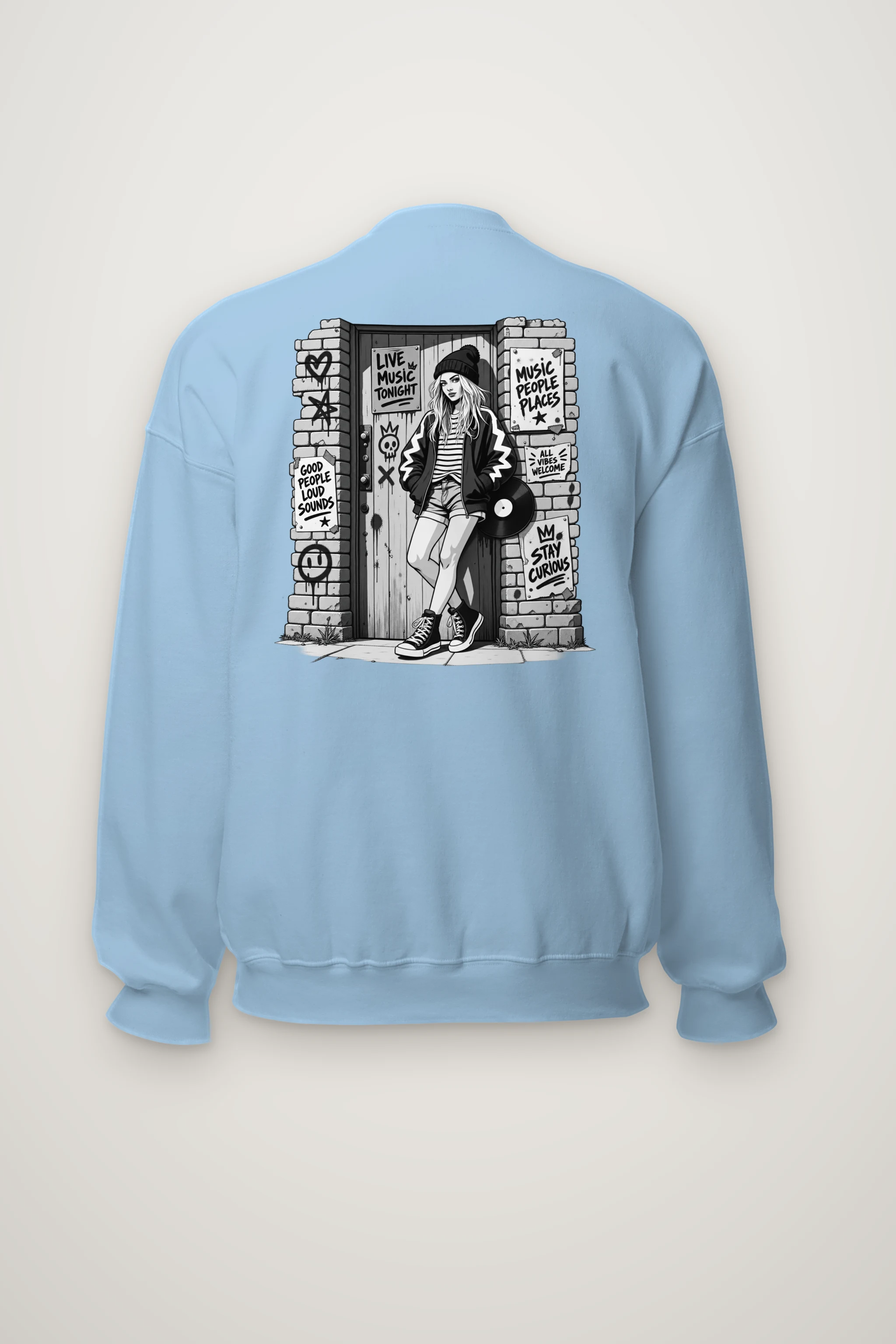 "Stay Curious" Heavy Blend Unisex Crewneck Sweatshirt