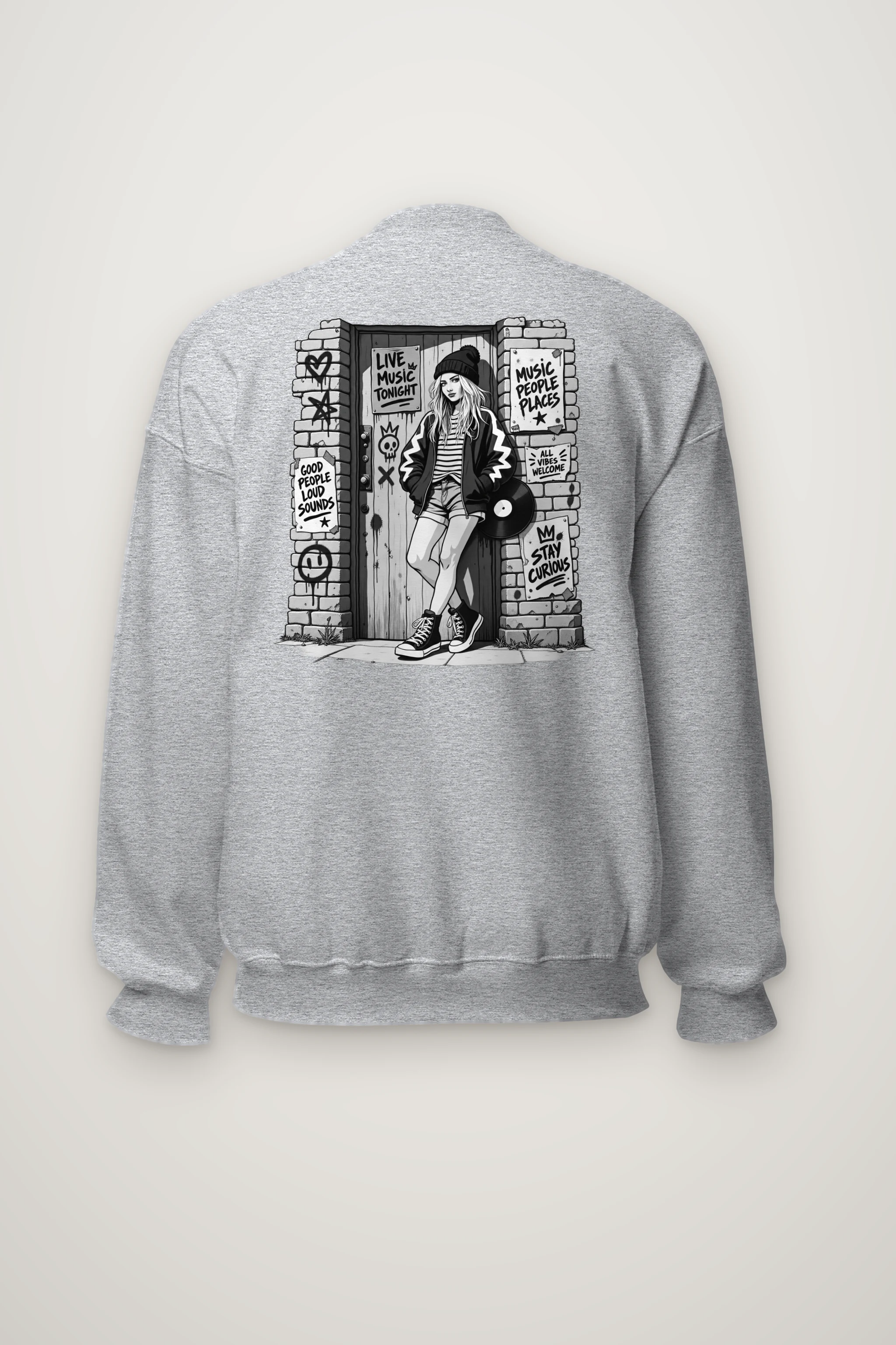"Stay Curious" Heavy Blend Unisex Crewneck Sweatshirt