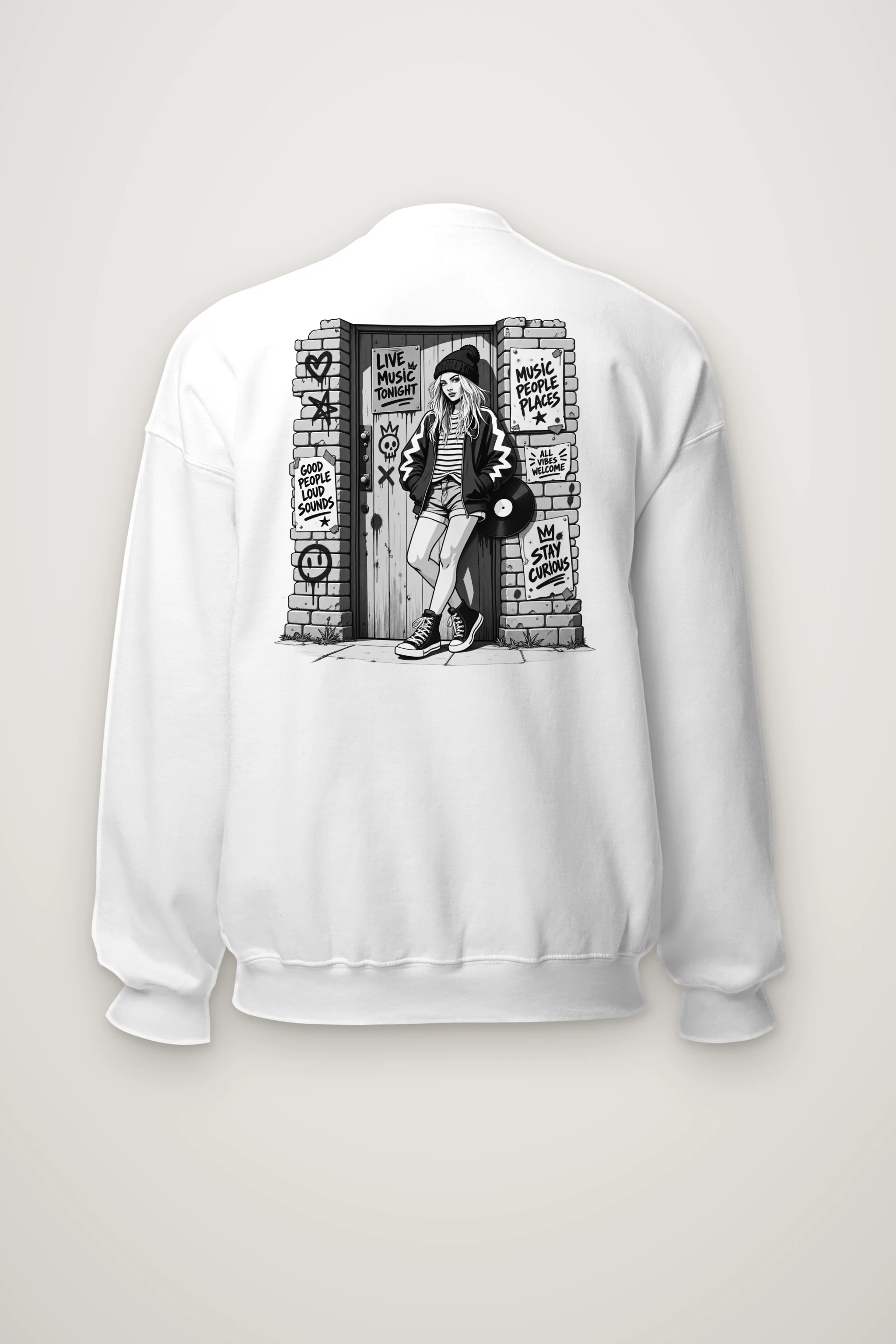 "Stay Curious" Heavy Blend Unisex Crewneck Sweatshirt