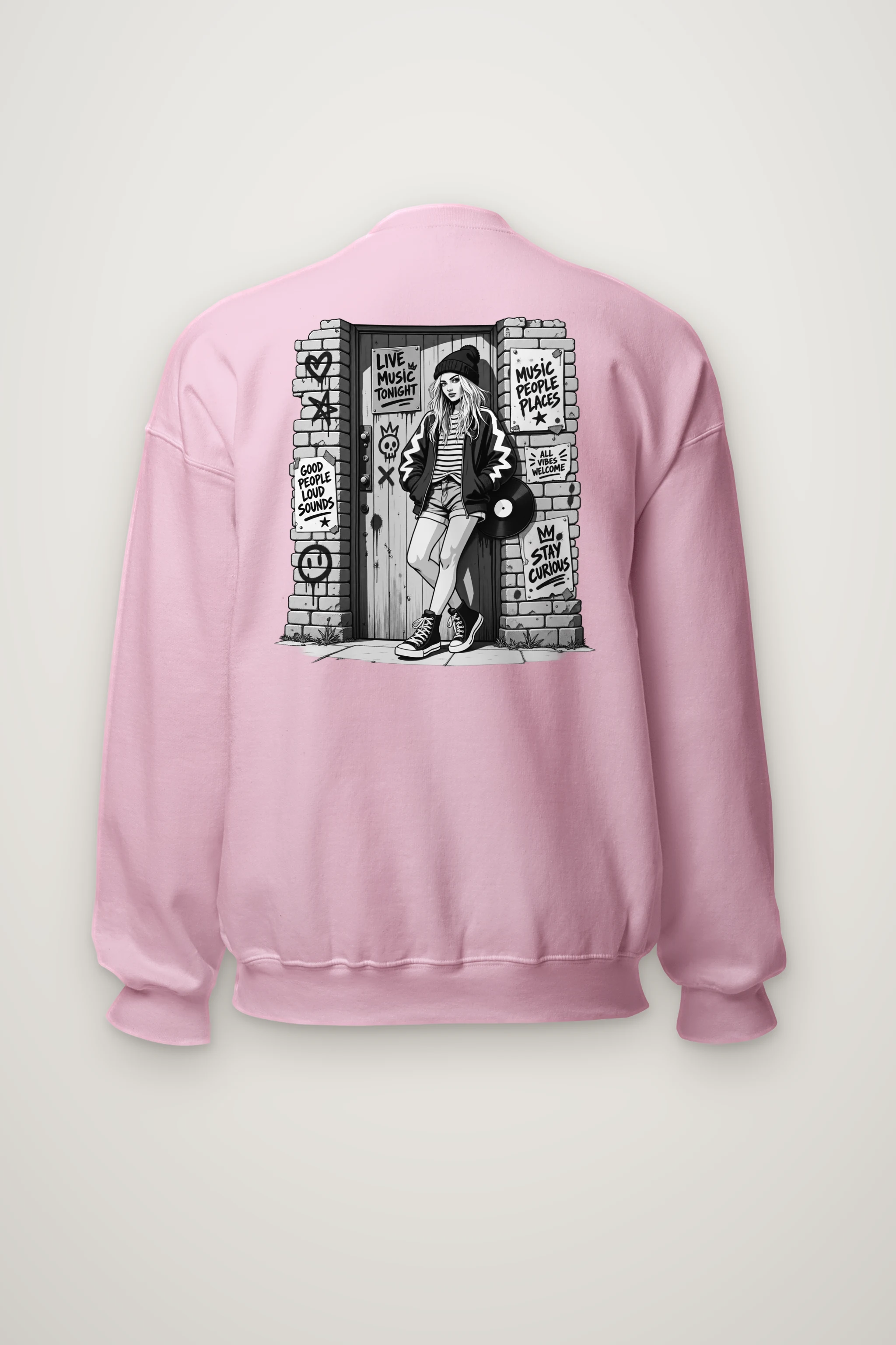 "Stay Curious" Heavy Blend Unisex Crewneck Sweatshirt