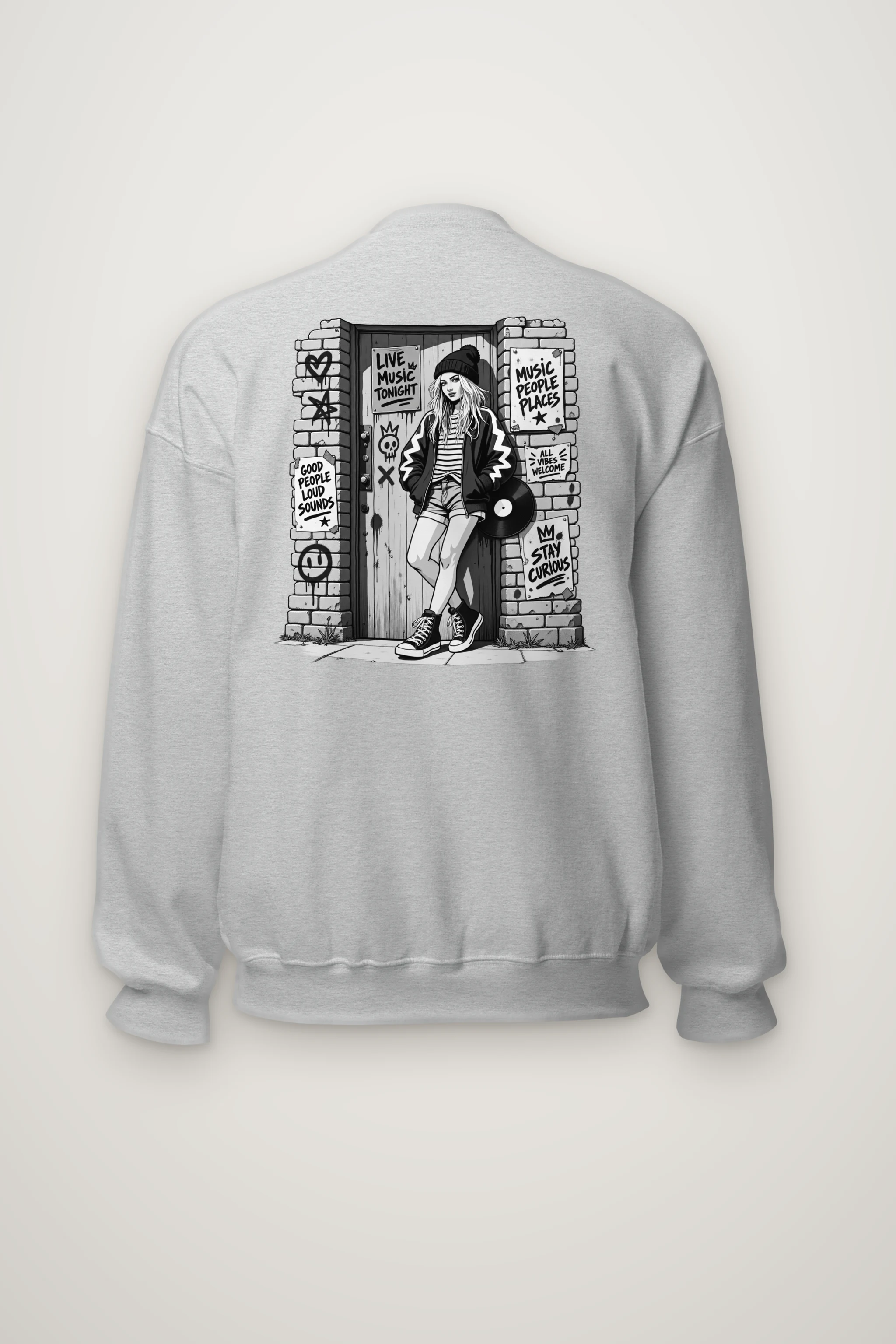 "Stay Curious" Heavy Blend Unisex Crewneck Sweatshirt