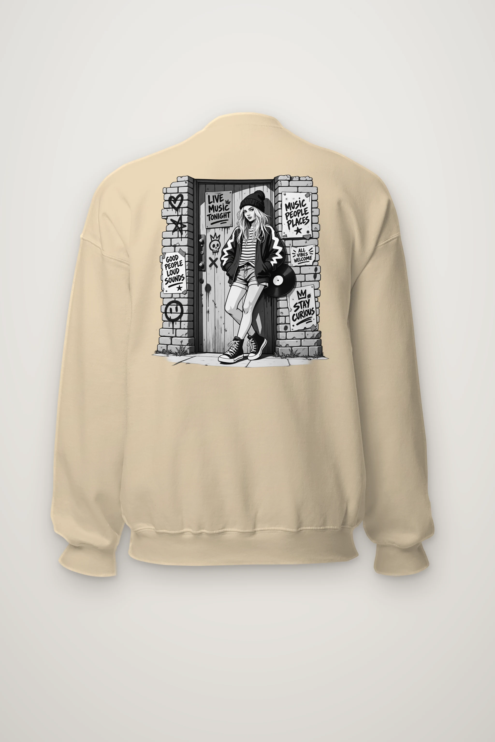 "Stay Curious" Heavy Blend Unisex Crewneck Sweatshirt