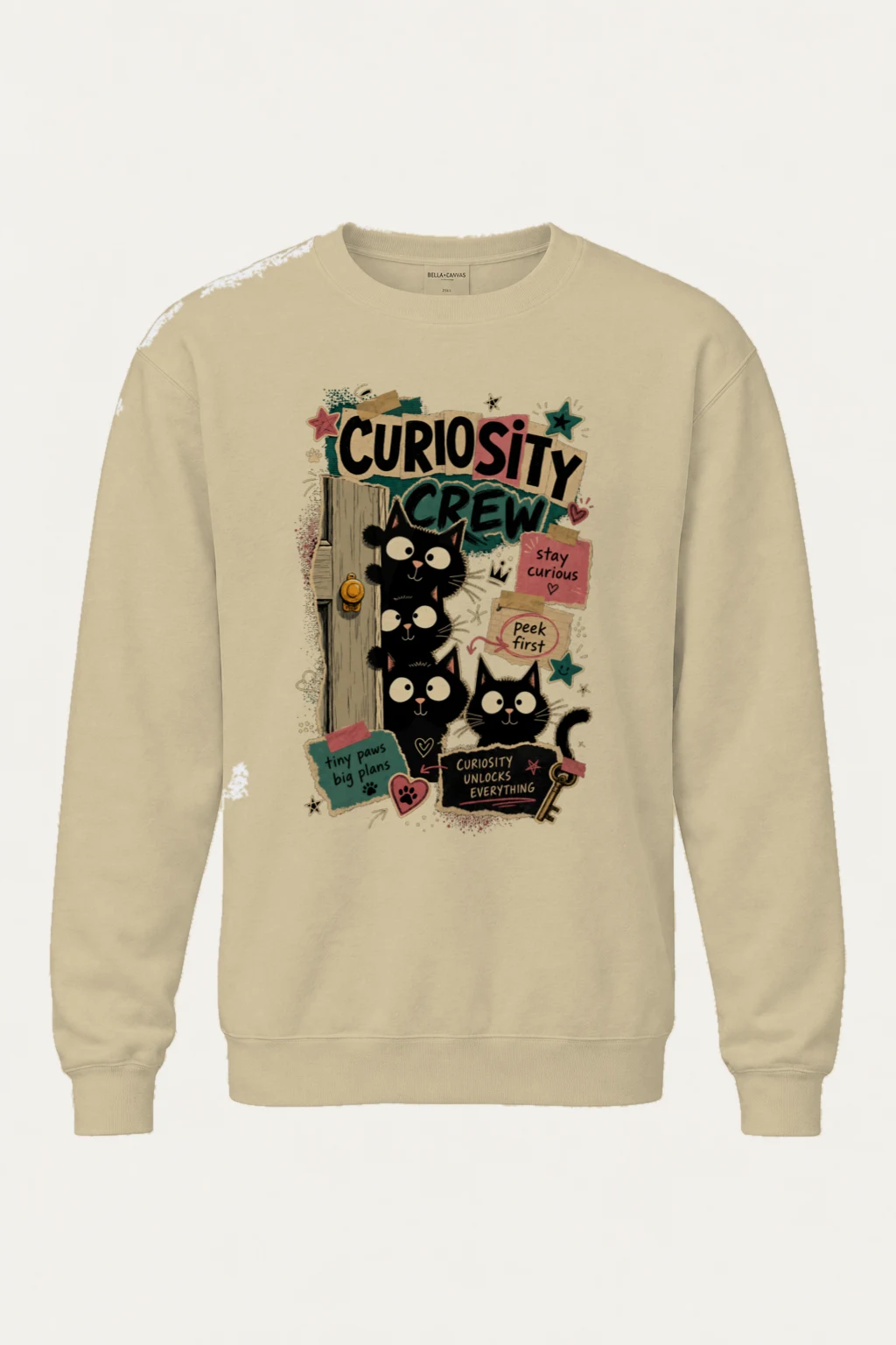"Stay Curious" Heavy Blend Unisex Crewneck Sweatshirt | Gildan 18000