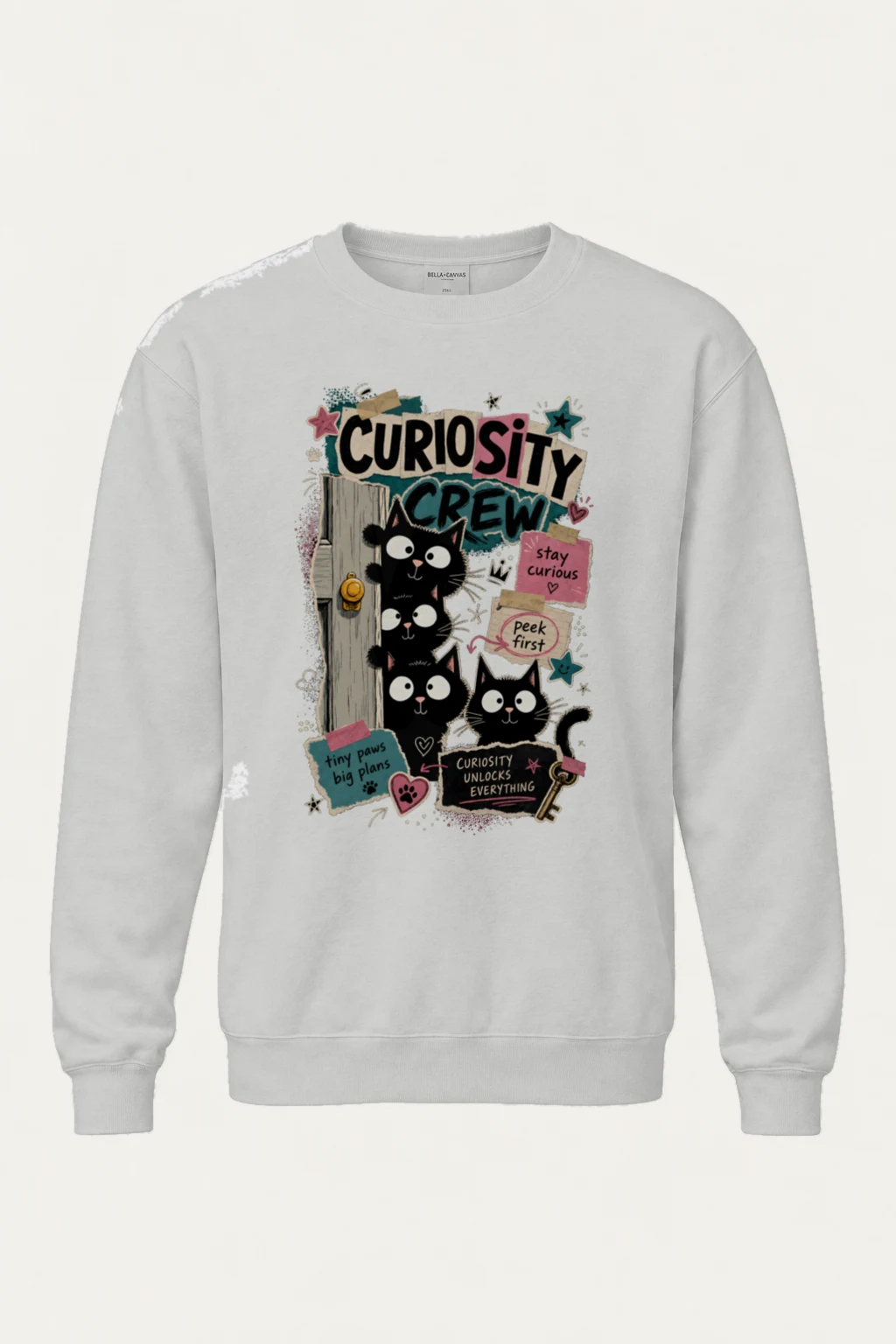 "Stay Curious" Heavy Blend Unisex Crewneck Sweatshirt | Gildan 18000