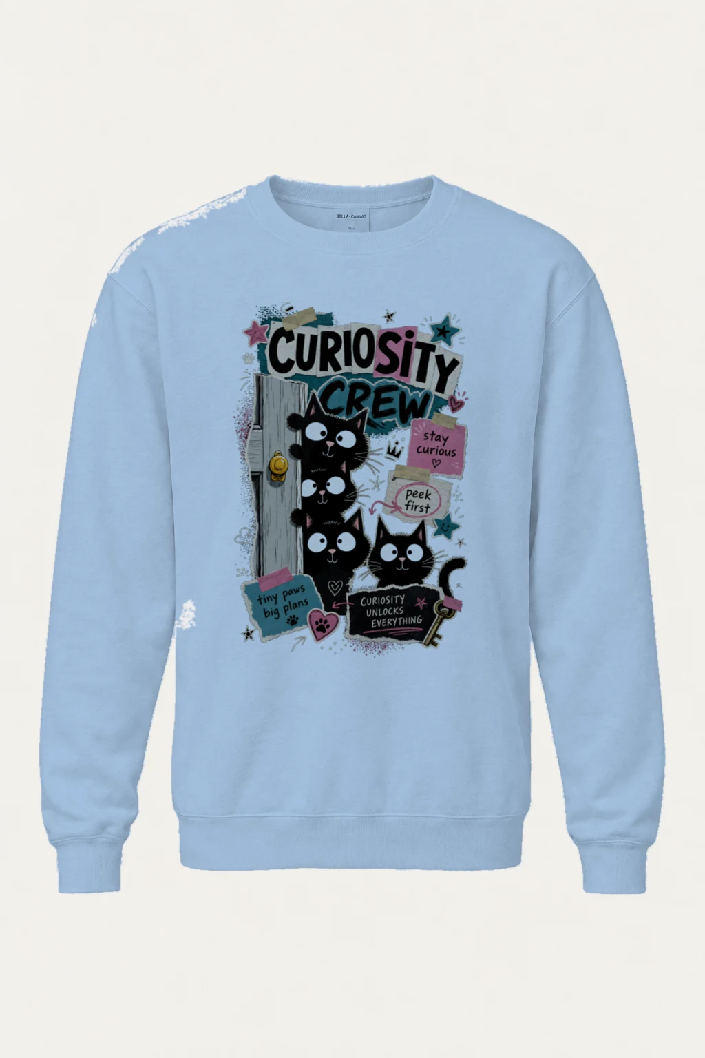 "Stay Curious" Heavy Blend Unisex Crewneck Sweatshirt | Gildan 18000