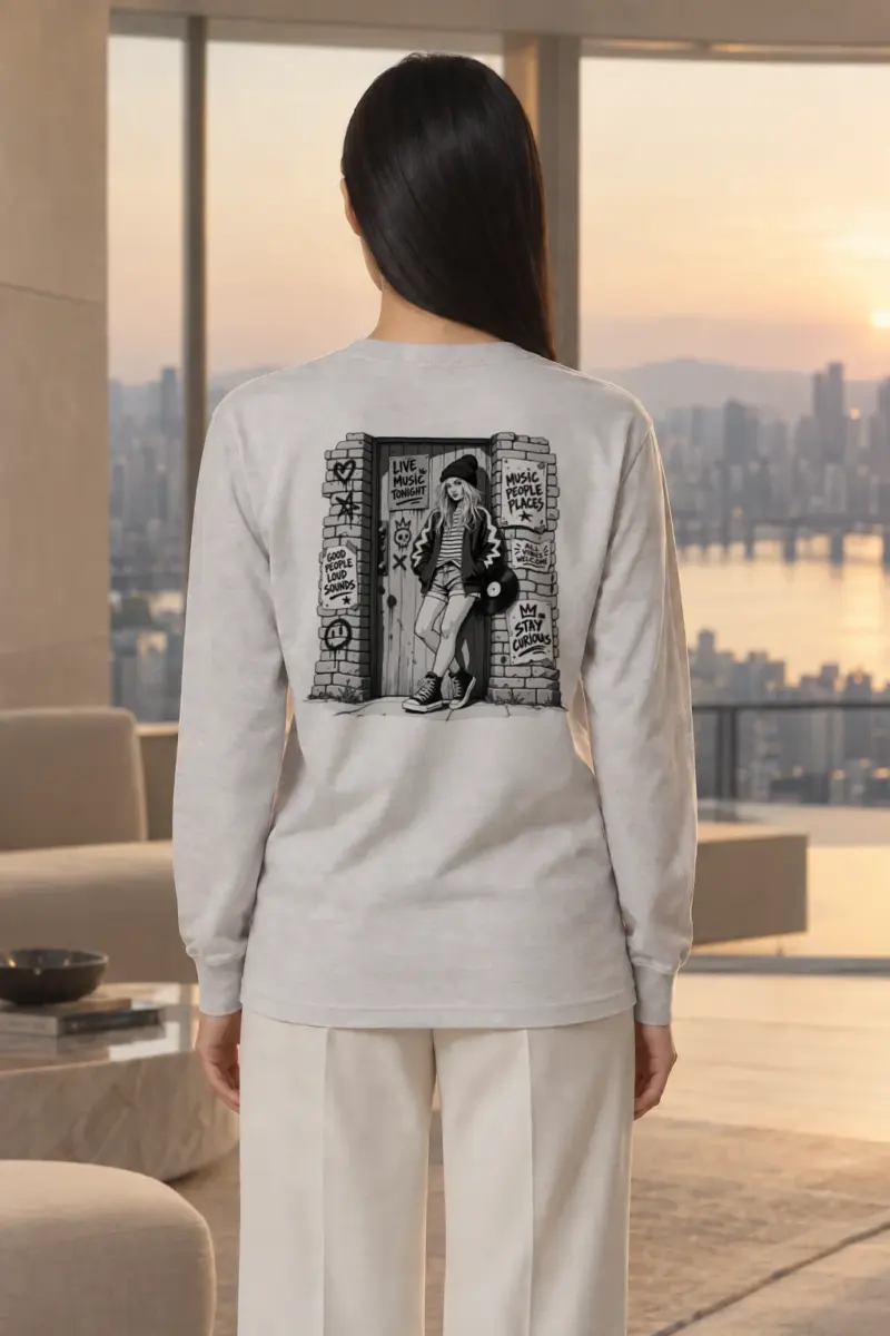 "Stay Curious" Unisex Longsleeve T-shirt | Gildan 2400