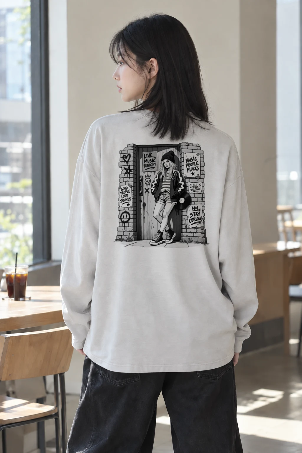 "Stay Curious" Unisex Longsleeve T-shirt | Gildan 2400