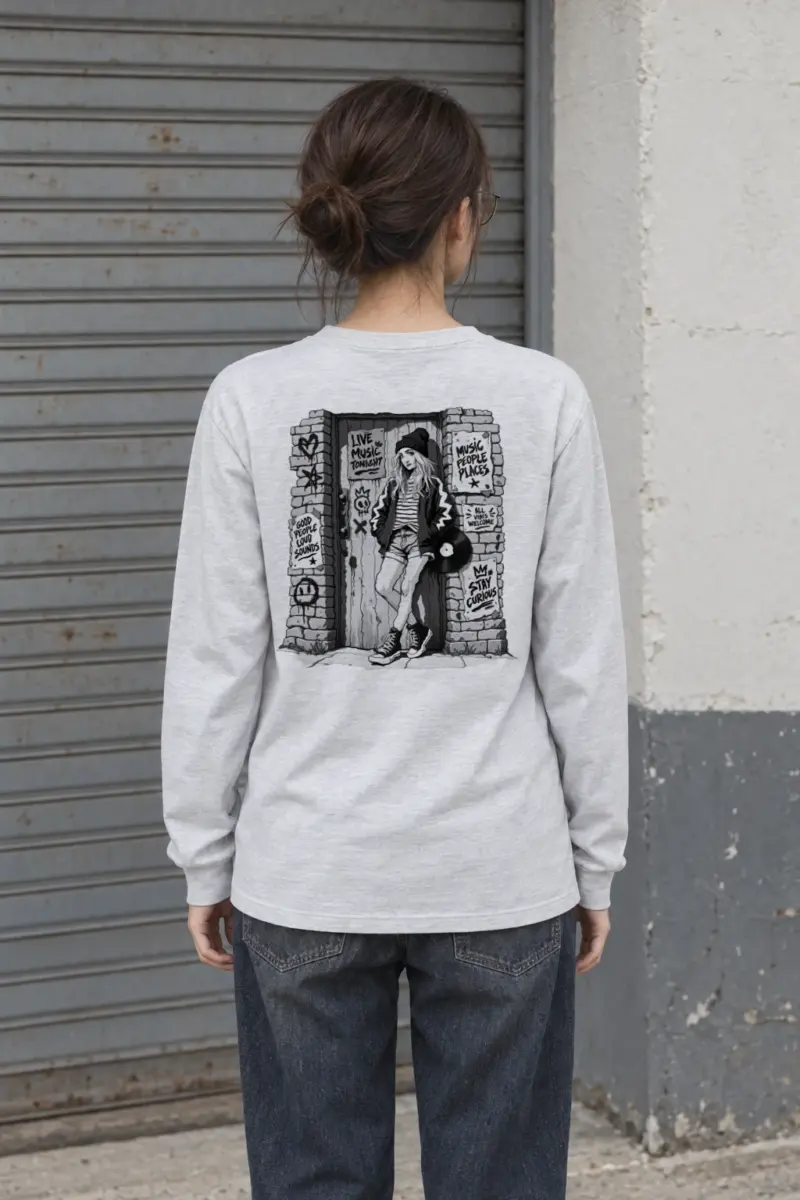 "Stay Curious" Unisex Longsleeve T-shirt | Gildan 2400