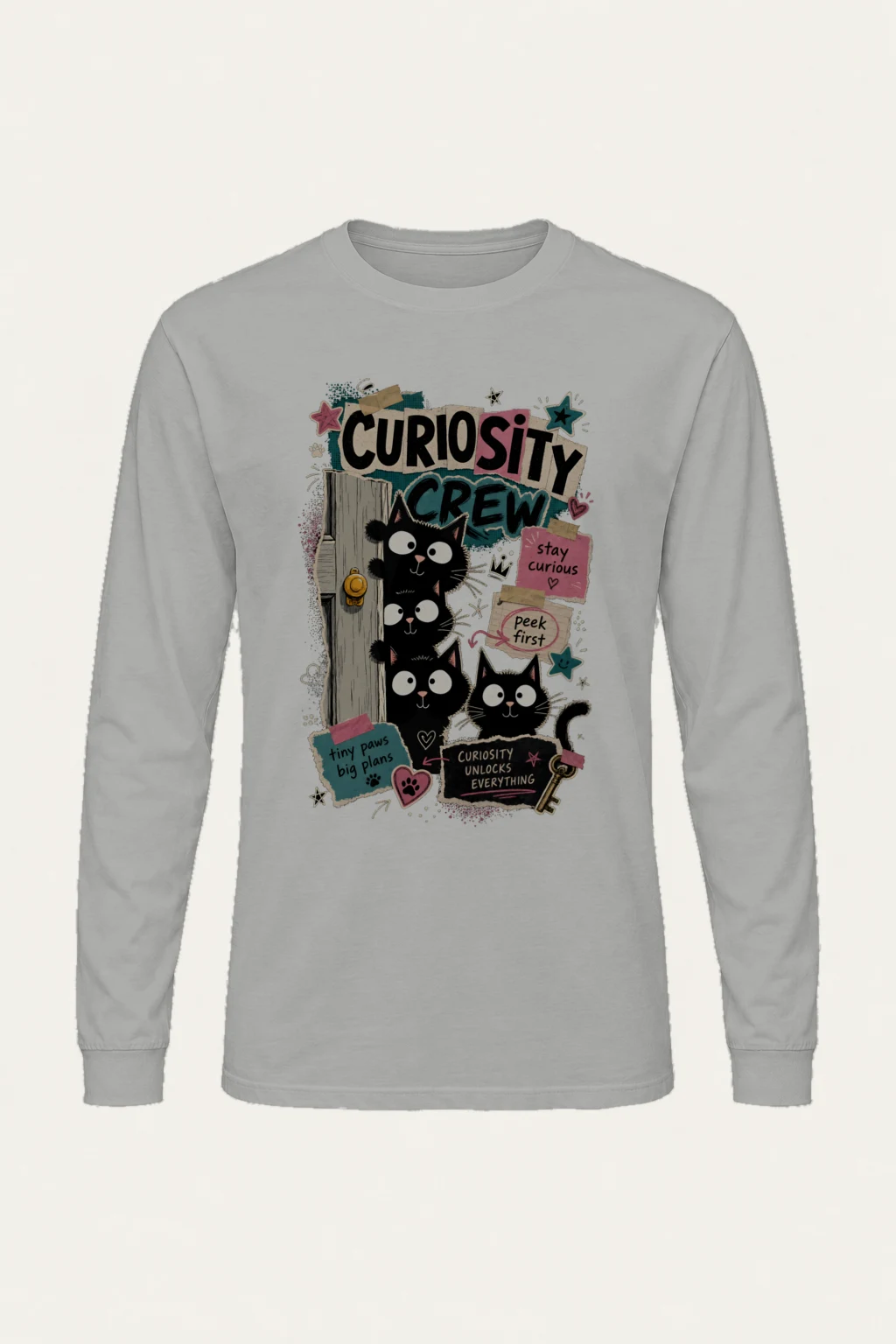 "Stay Curious" Unisex Longsleeve T-shirt | Gildan 2400