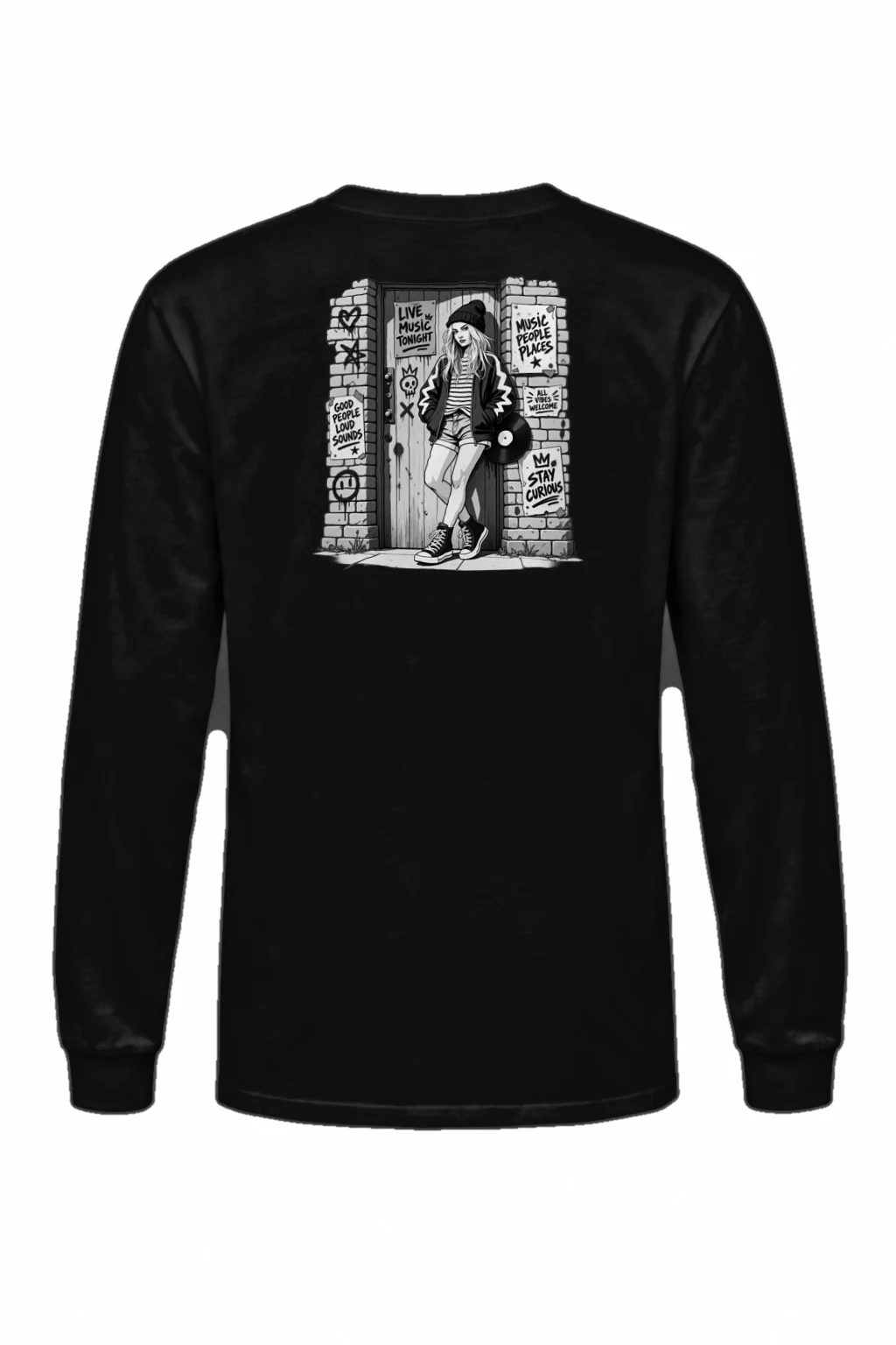 "Stay Curious" Unisex Longsleeve T-shirt | Gildan 2400