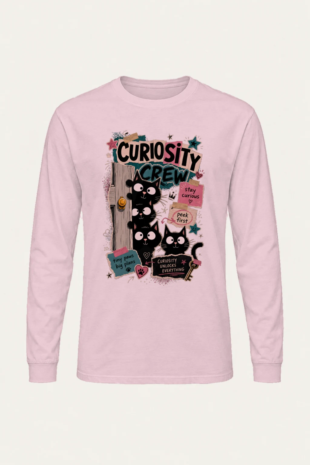 "Stay Curious" Unisex Longsleeve T-shirt | Gildan 2400