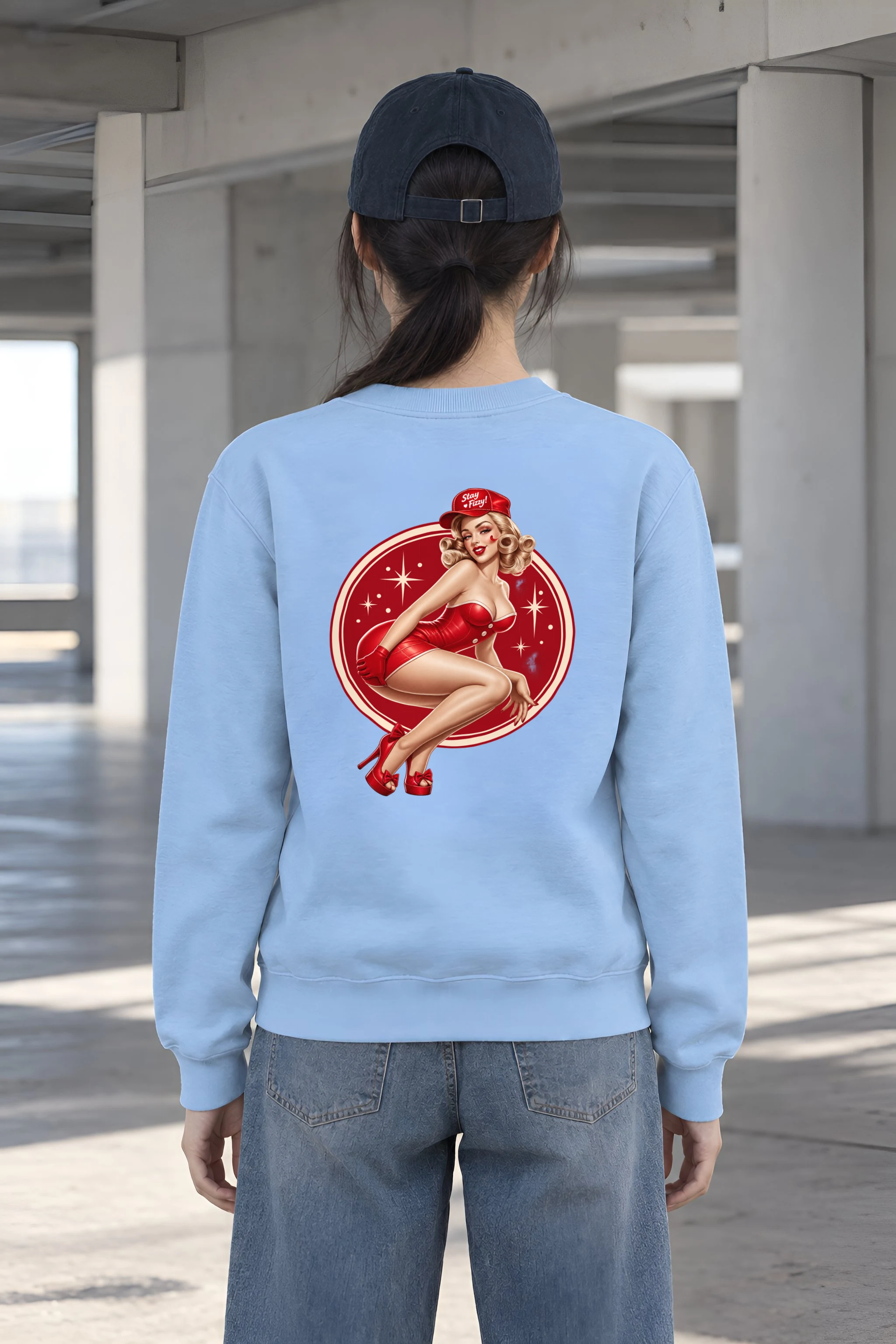 "Stay Fizzy" Heavy Blend Unisex Crewneck Sweatshirt