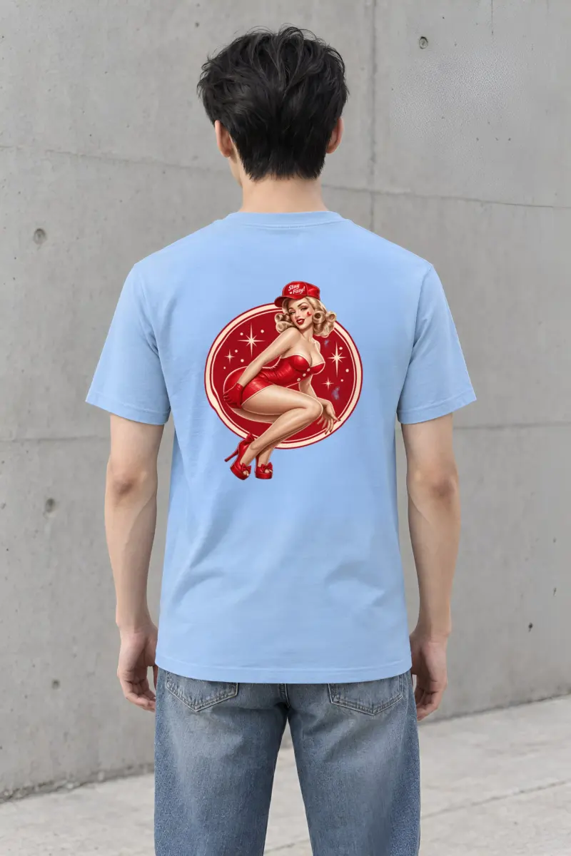 "Stay Fizzy" Heavyweight Unisex Crewneck T-shirt
