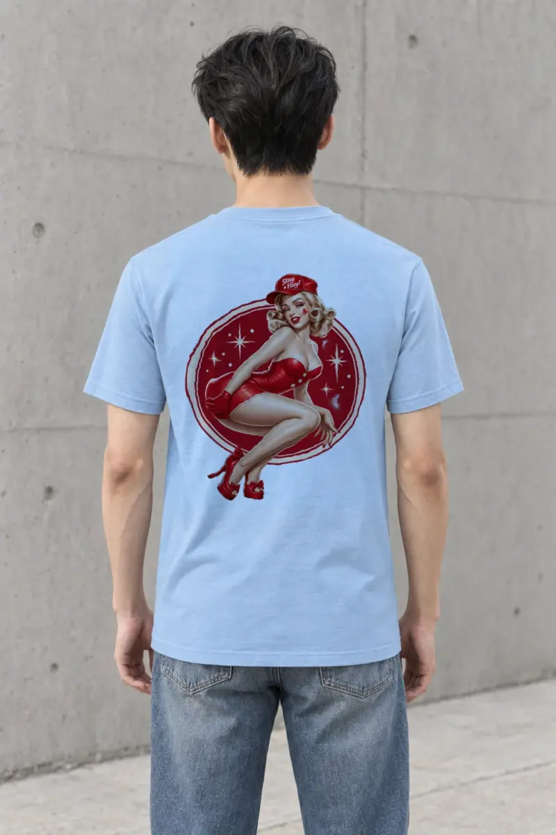 "Stay Fizzy" Heavyweight Unisex Crewneck T-shirt