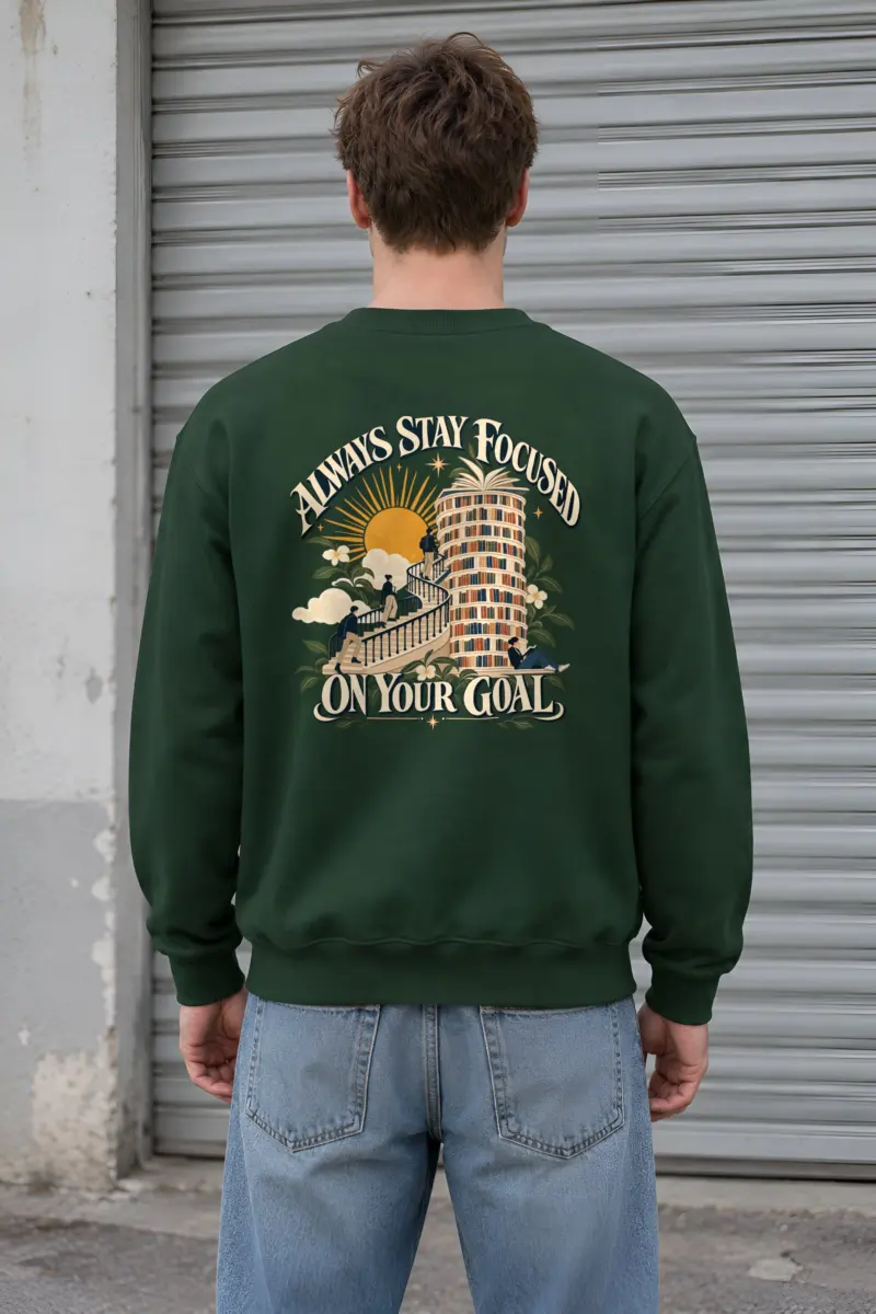 "Stay Focused Goals" Heavy Blend Unisex Crewneck Sweatshirt
