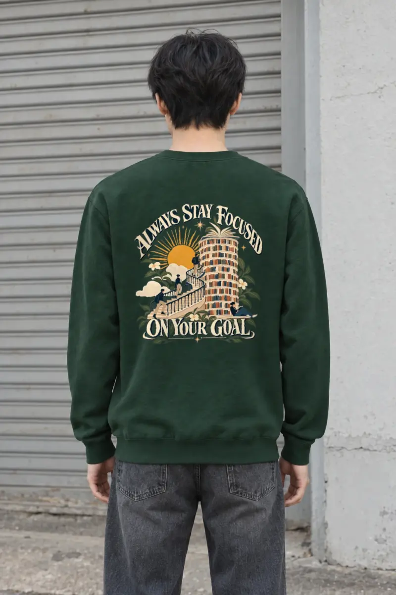 "Stay Focused Goals" Heavy Blend Unisex Crewneck Sweatshirt