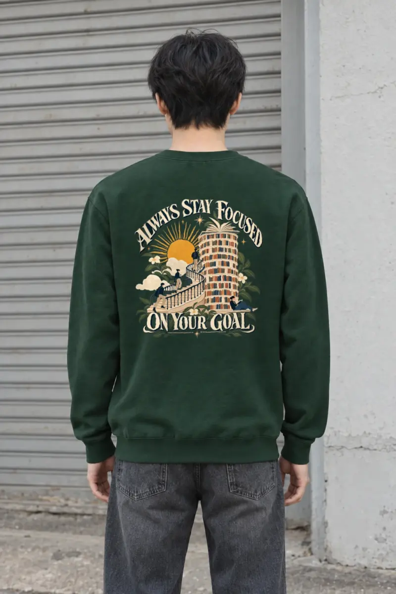 "Stay Focused Goals" Heavy Blend Unisex Crewneck Sweatshirt