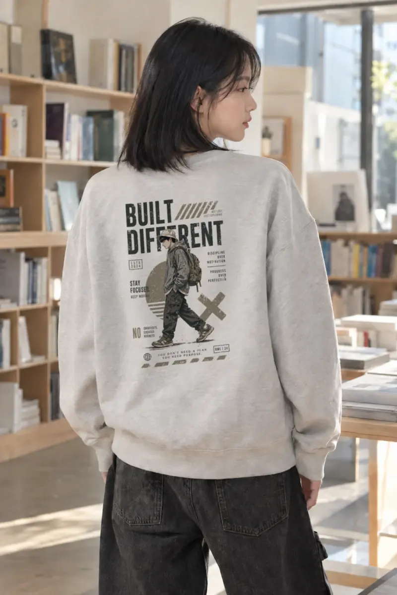 "Stay Focused" Heavy Blend Unisex Crewneck Sweatshirt | Gildan 18000