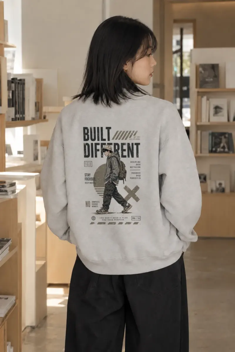 "Stay Focused" Heavy Blend Unisex Crewneck Sweatshirt | Gildan 18000