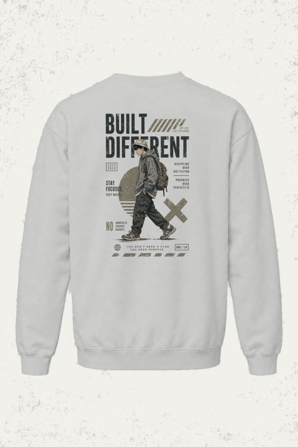 "Stay Focused" Heavy Blend Unisex Crewneck Sweatshirt | Gildan 18000