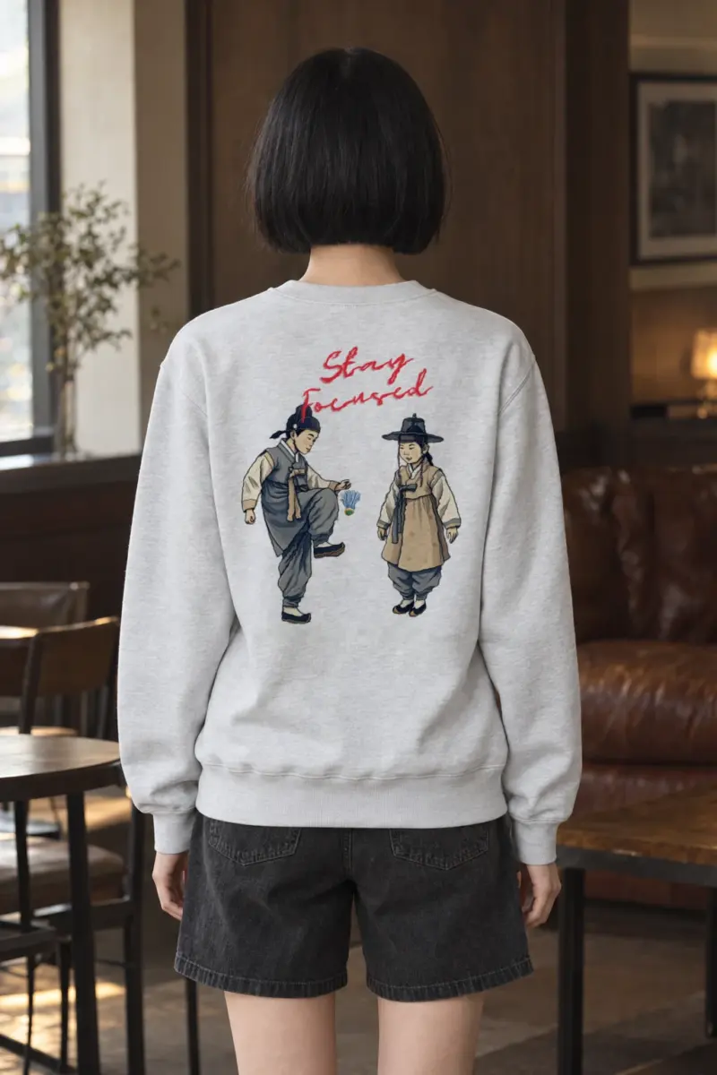 "Stay Focused" Heavy Blend Unisex Crewneck Sweatshirt | Gildan 18000