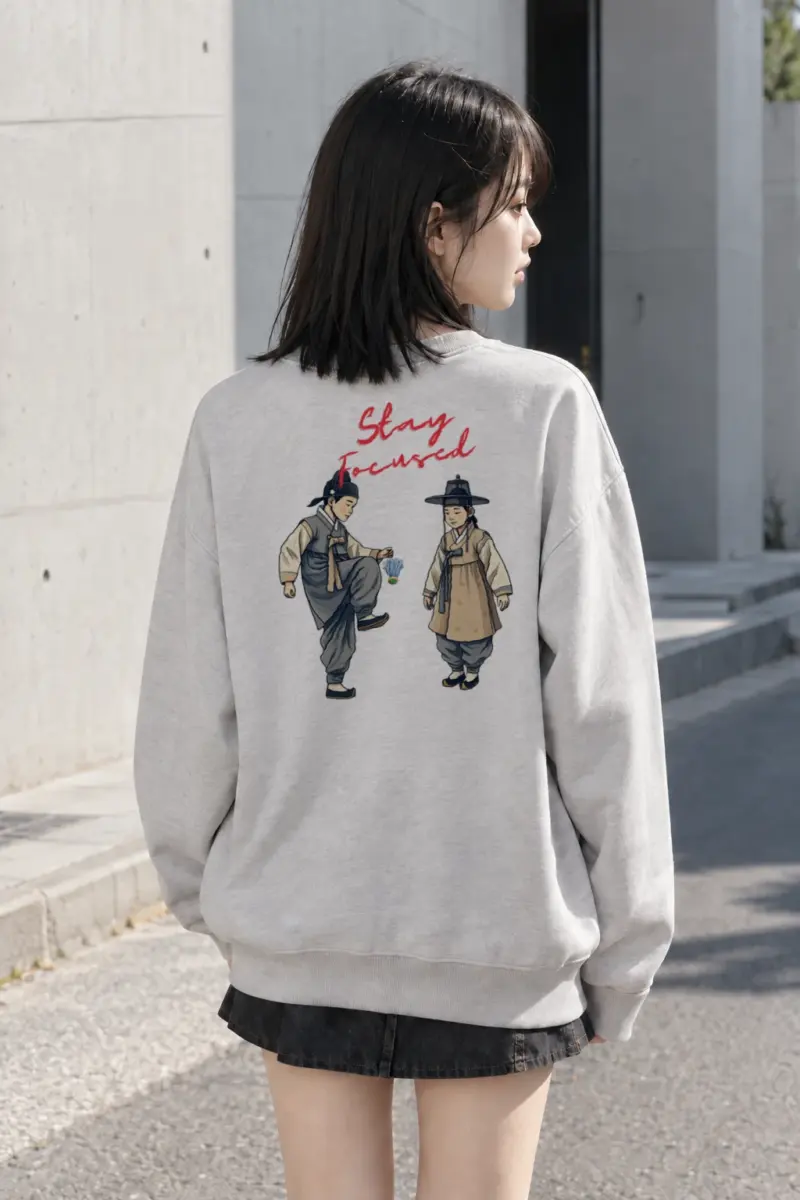 "Stay Focused" Heavy Blend Unisex Crewneck Sweatshirt | Gildan 18000