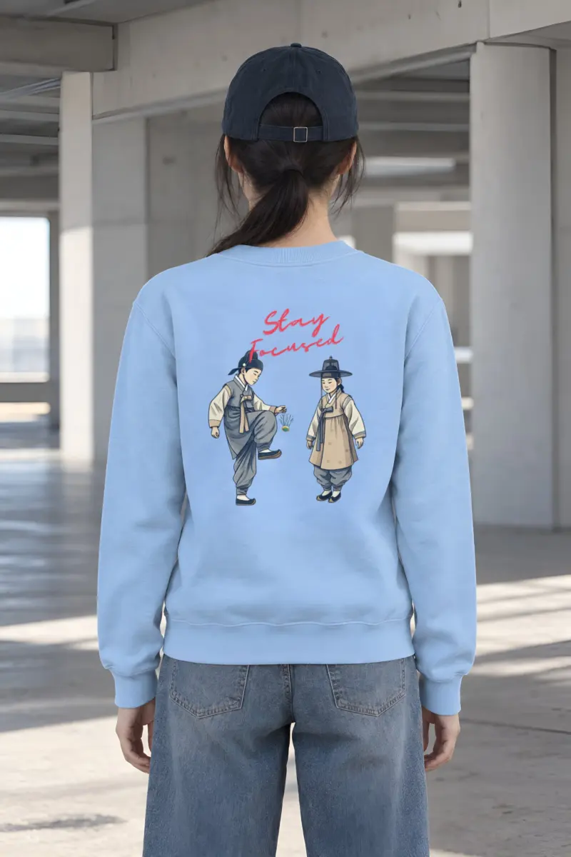"Stay Focused" Heavy Blend Unisex Crewneck Sweatshirt