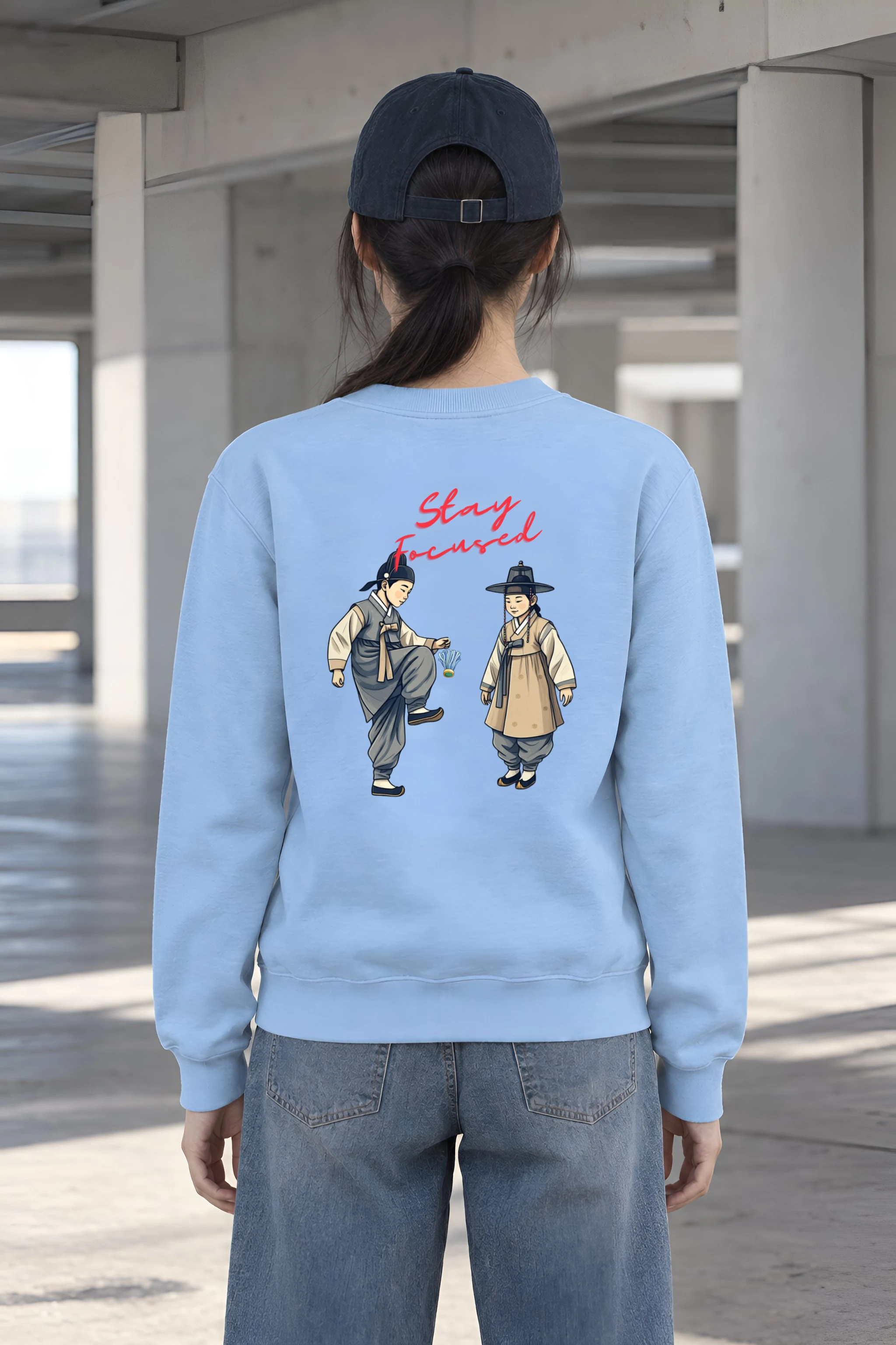 "Stay Focused" Heavy Blend Unisex Crewneck Sweatshirt