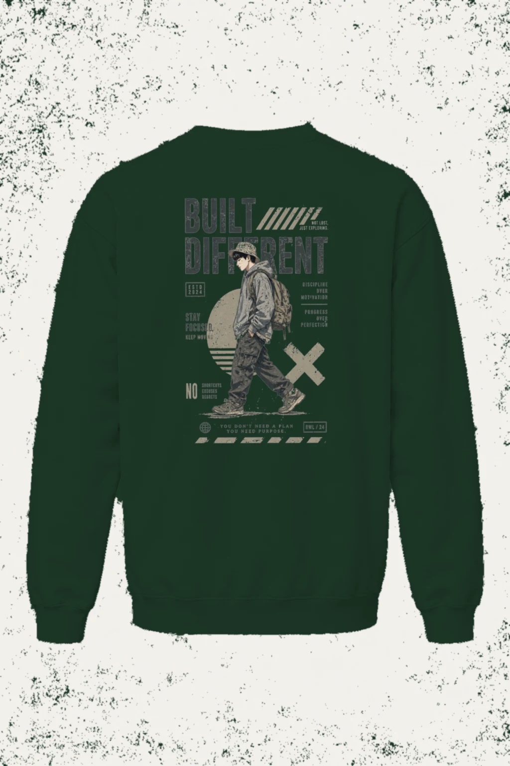 "Stay Focused" Heavy Blend Unisex Crewneck Sweatshirt | Gildan 18000