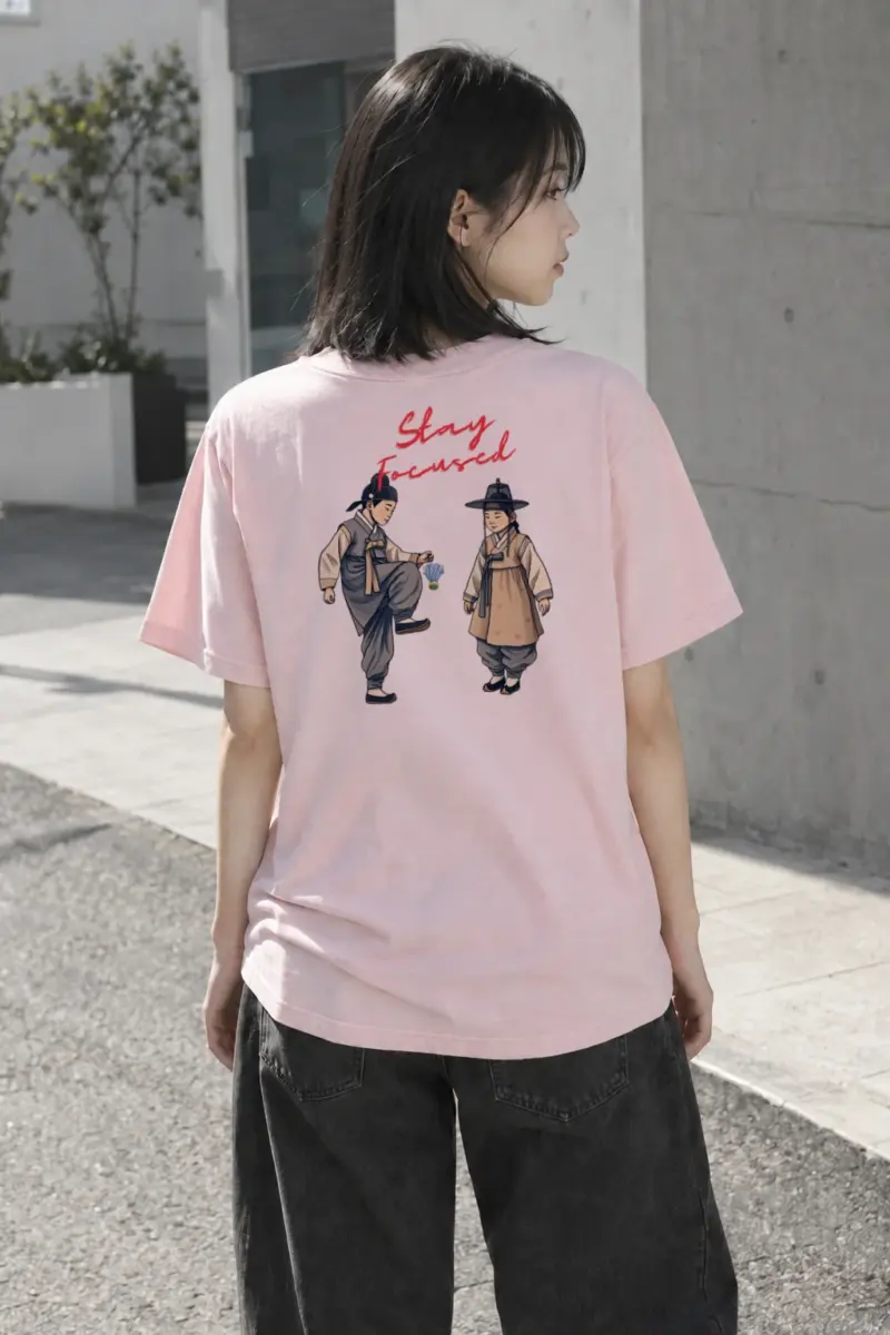 “Stay Focused” Heavyweight Unisex Crewneck T-shirt | Gildan 5000