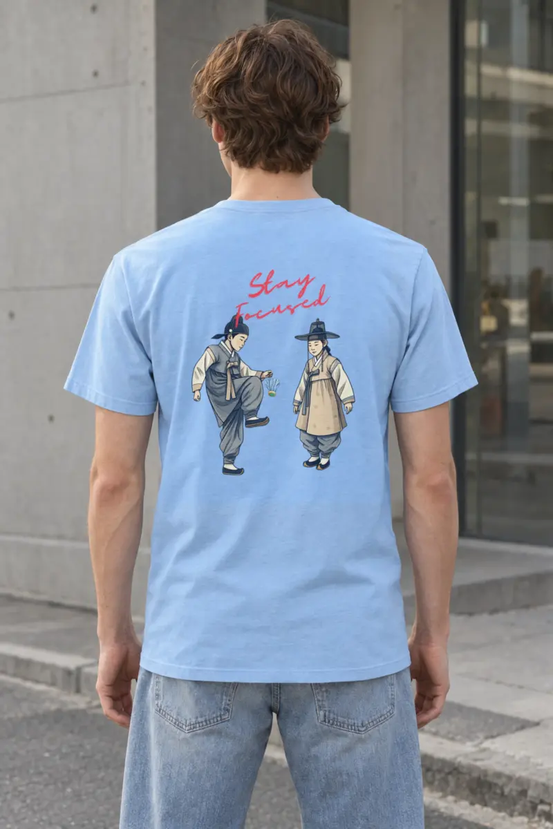 "Stay Focused" Heavyweight Unisex Crewneck T-shirt