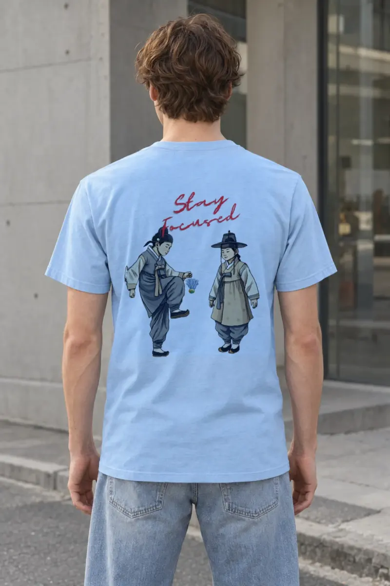 "Stay Focused" Heavyweight Unisex Crewneck T-shirt