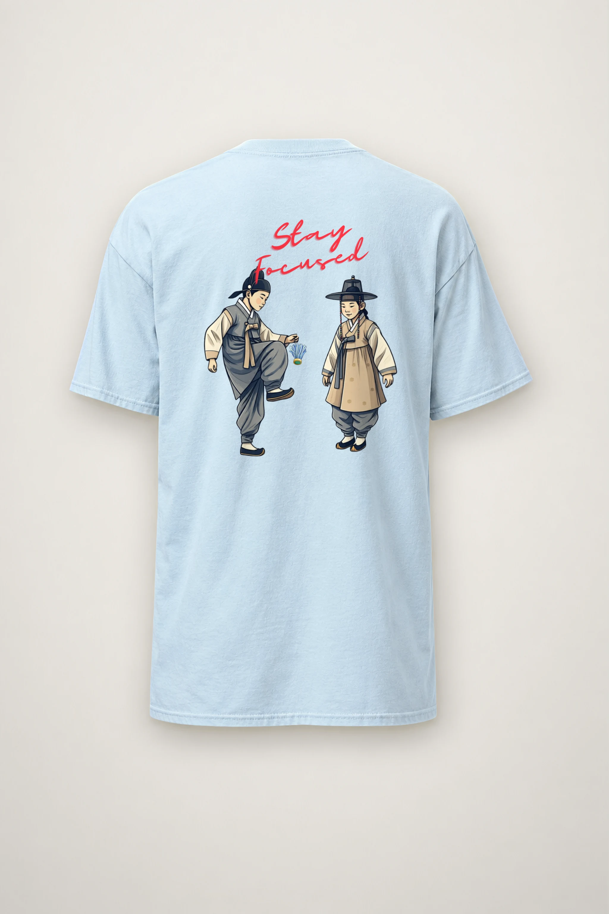 "Stay Focused" Heavyweight Unisex Crewneck T-shirt