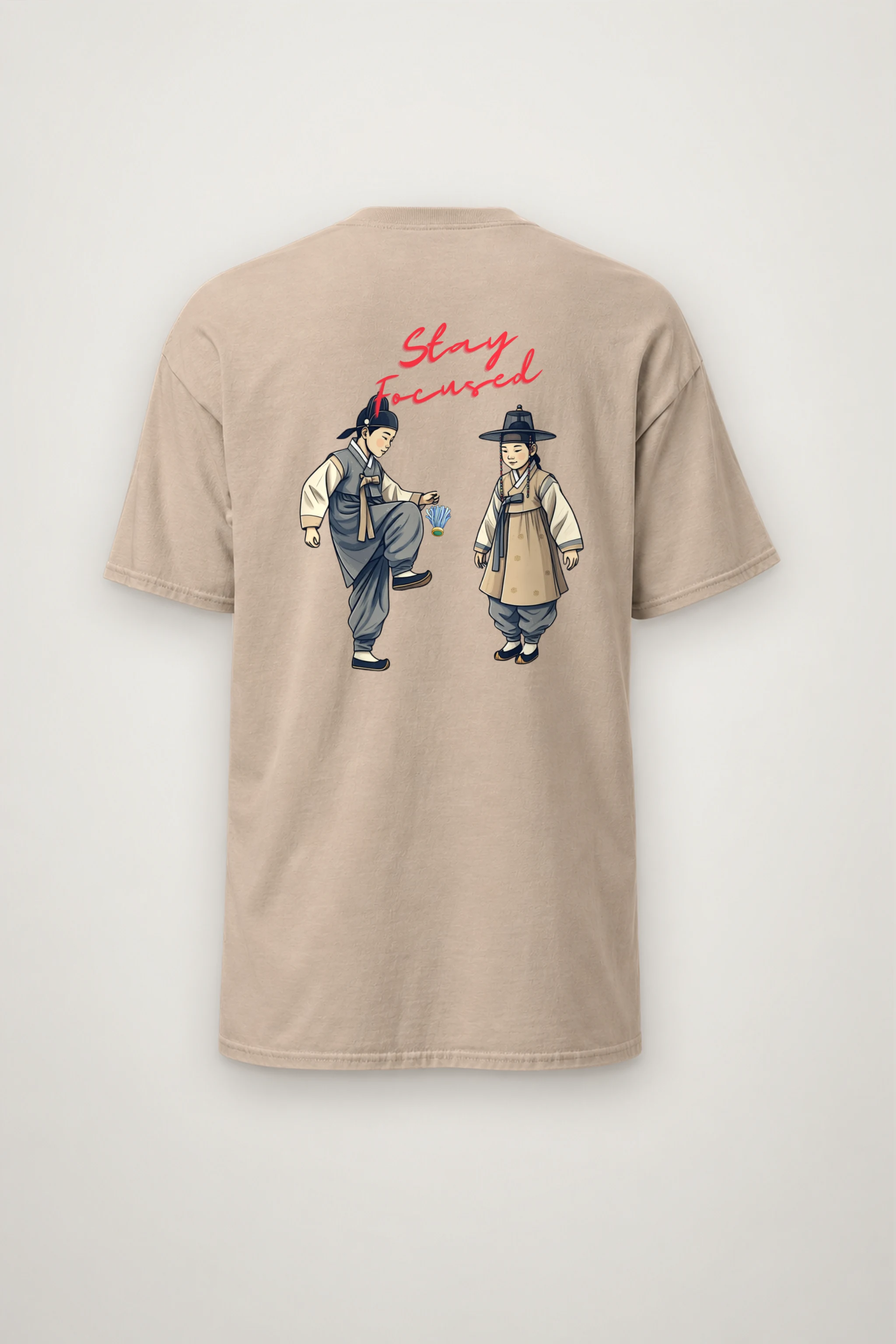 "Stay Focused" Heavyweight Unisex Crewneck T-shirt
