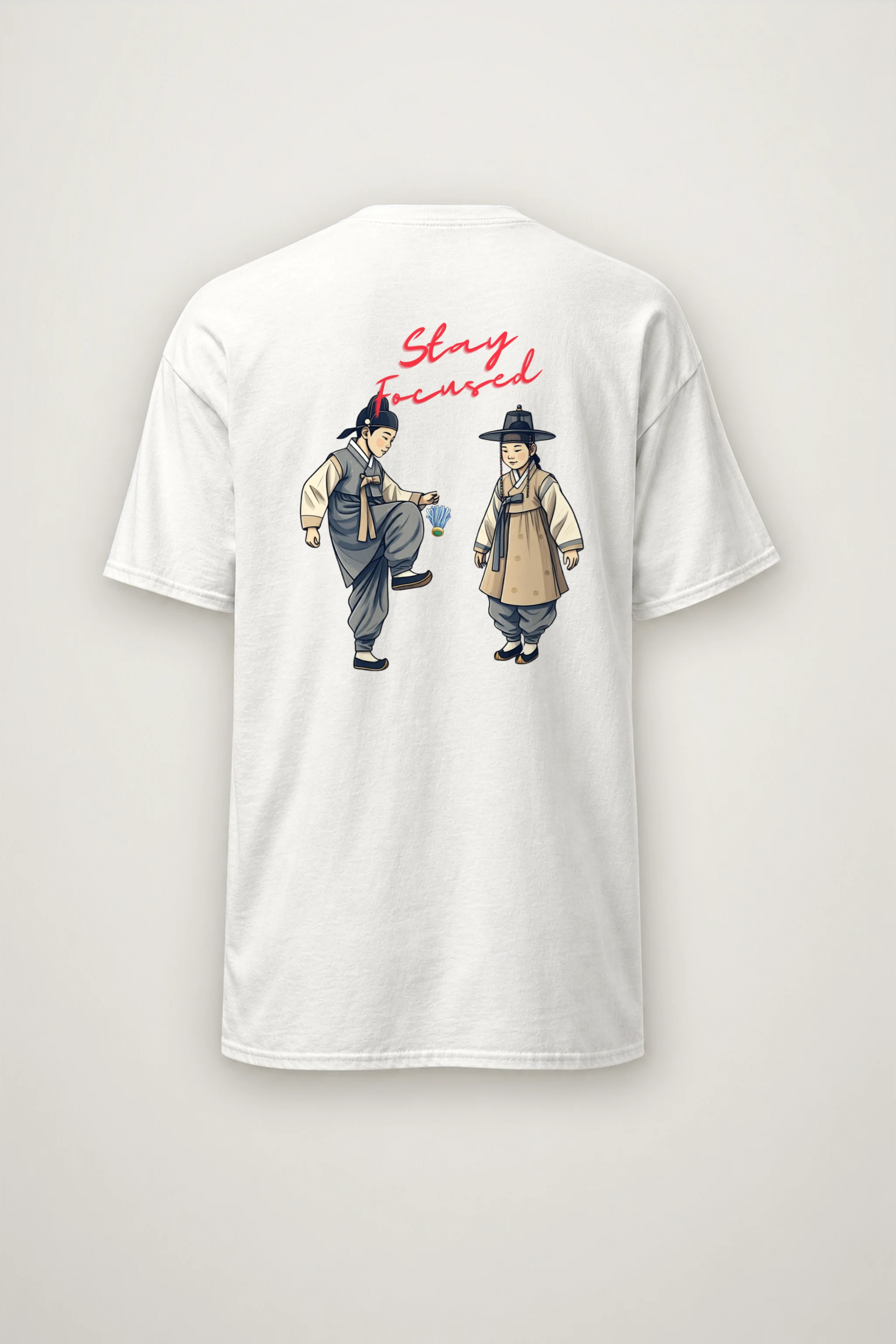 "Stay Focused" Heavyweight Unisex Crewneck T-shirt