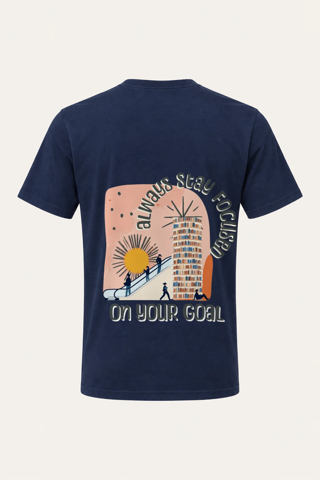 "Stay Focused" Heavyweight Unisex Crewneck T-shirt | Gildan 5000