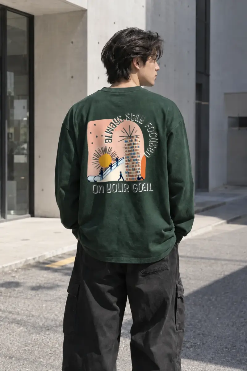 "Stay Focused" Unisex Longsleeve T-shirt | Gildan 2400