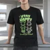 "Stay Happy Bunnies" Heavyweight Unisex Crewneck T-shirt