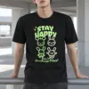 "Stay Happy Bunnies" Heavyweight Unisex Crewneck T-shirt