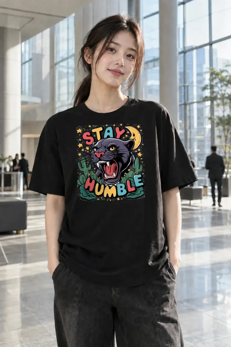 "Stay Humble" Heavyweight Unisex Crewneck T-shirt | Gildan 5000