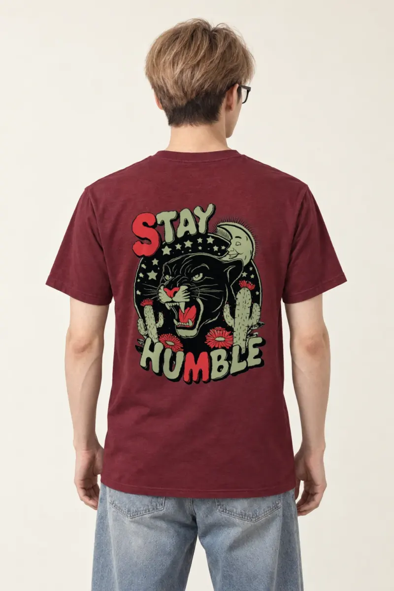 "Stay Humble" Heavyweight Unisex Crewneck T-shirt